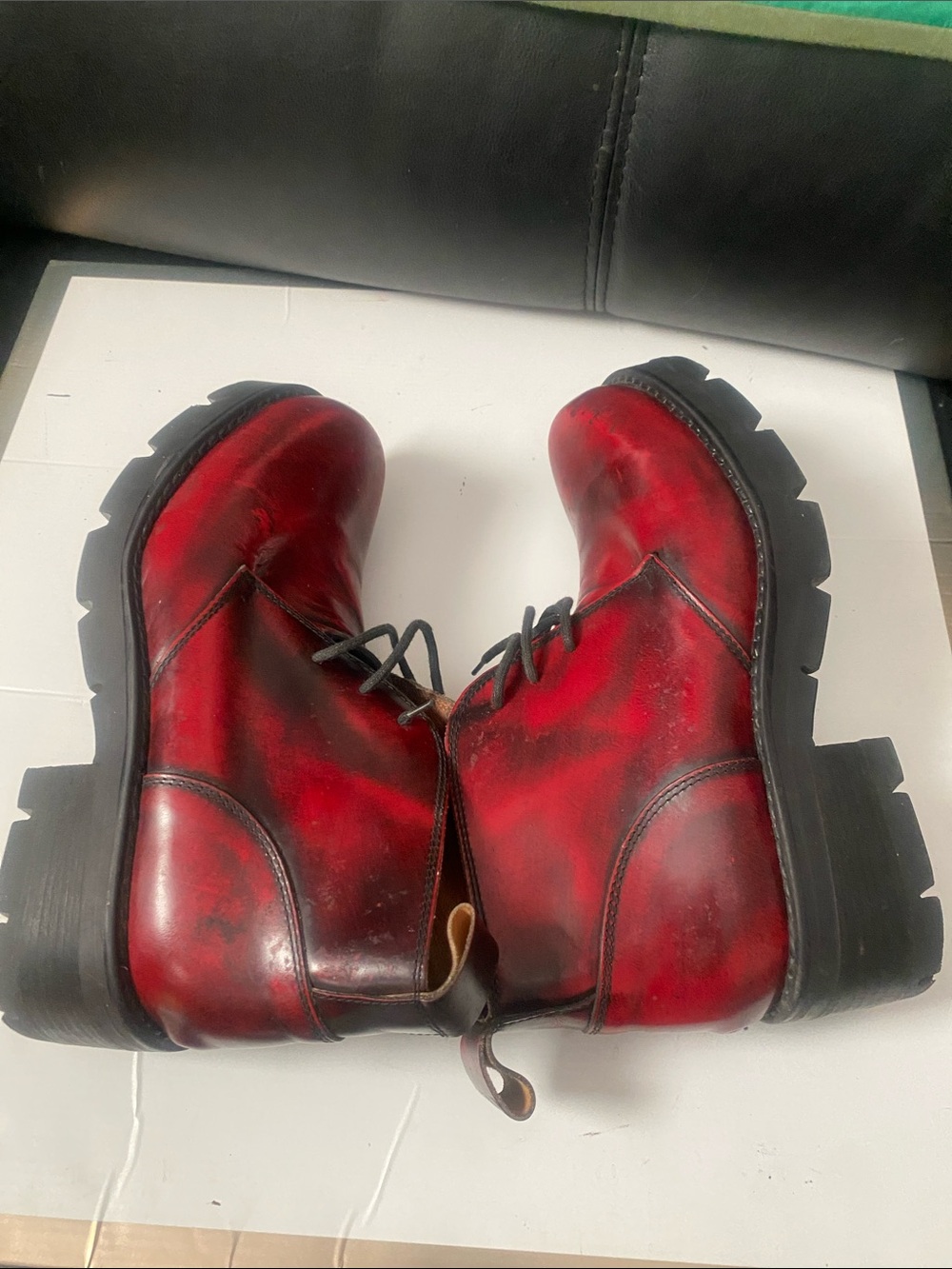 Carlo Morandi Vintage Platform Shoe Made In Italy Sz 42) - Picture 8 of 10